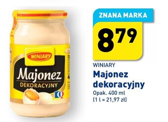 ALDI WINIARY Majonez dekoracyjny 400 ml oferta