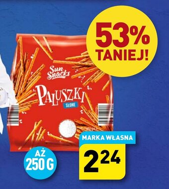 ALDI Sun Snacks Paluszki Słone 250 g oferta