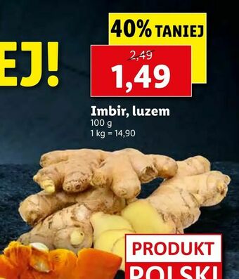 Lidl Imbir, luzem oferta