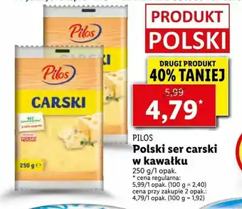 Lidl Polski ser carski w kawałku oferta