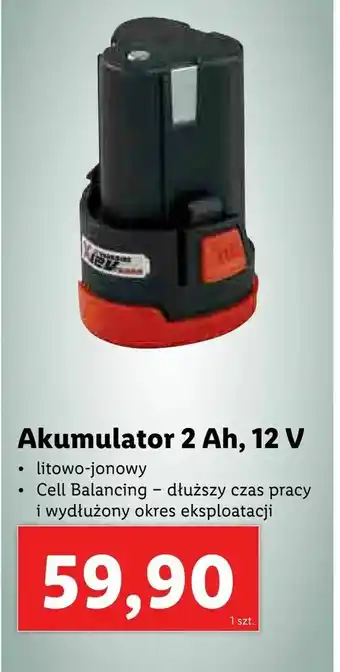 Lidl Akumulator 2 Ah, 12 V oferta