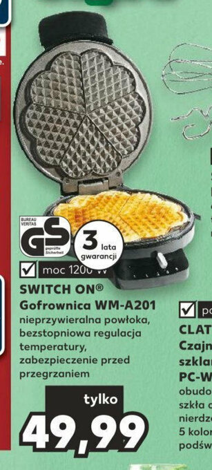 Kaufland SWITCH ONⓇ Gofrownica WM-A201 oferta