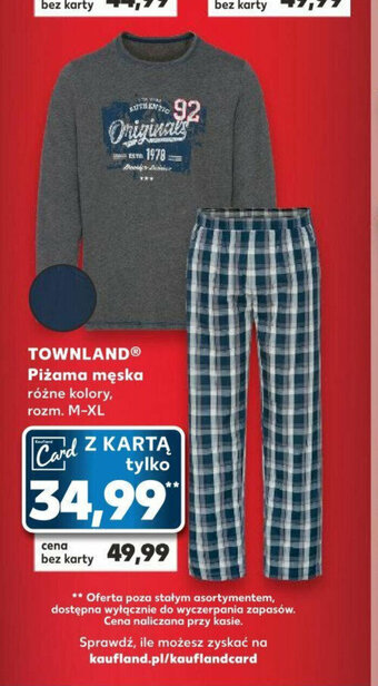 Kaufland TOWNLANDⓇ Piżama męska oferta