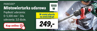 Lidl Młotowiertarka udarowa oferta