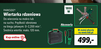 Lidl Wiertarka rdzeniowa oferta