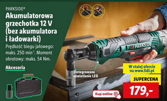 Lidl Akumulatorowa grzechotka 12 V (bez akumulatora i ładowarki) oferta