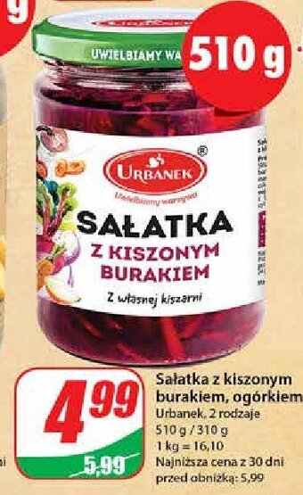 Dino Sałatka z kiszonym ogókiem oferta
