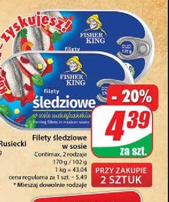 Filety śledziowe w sosie meksykańskim