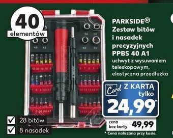 Kaufland Zestaw bitów skrętnych i kluczy nasadowych oferta