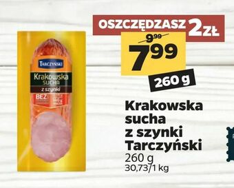 Netto Krakowska sucha z szynki Tarczyński oferta