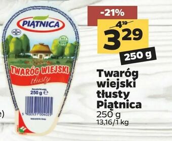 Netto Twaróg wiejski tłusty Piątnica oferta