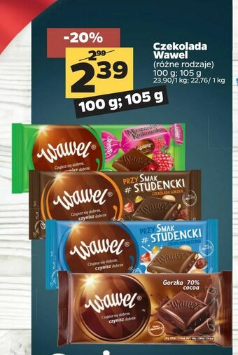Netto Czekolada Wawel oferta