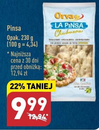 ALDI Pinsa 230 g oferta