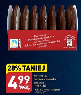 ALDI WINTER TRAUM Pierniki norymberskie 200 g oferta