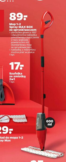 Netto Mop 1-2 Spray MAX BOX ze spryskiwaczem oferta
