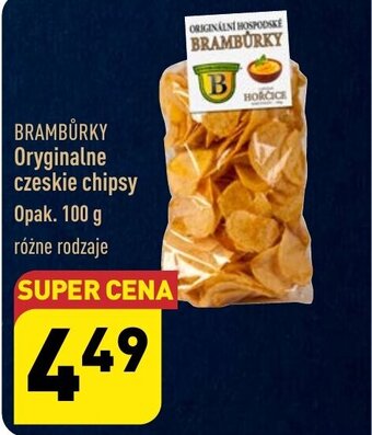 ALDI BRAMBŮRKY Oryginalne czeskie chipsy 100g oferta