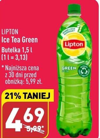 ALDI LIPTON Ice Tea Green 1,5l oferta