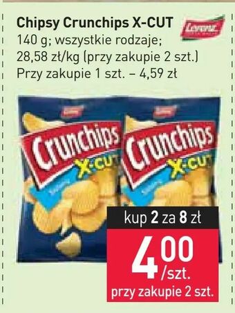 Stokrotka Chipsy Crunchips X-CUT oferta