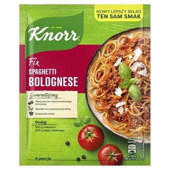 Groszek Knorr fix spaghetti bolognese 41 g oferta