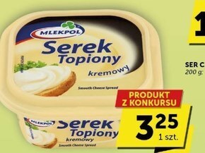 Groszek Mlekpol serek topiony kremowy 100 g oferta