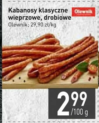 Stokrotka Kabanosy klasyczne wieprzowe, drobiowe oferta
