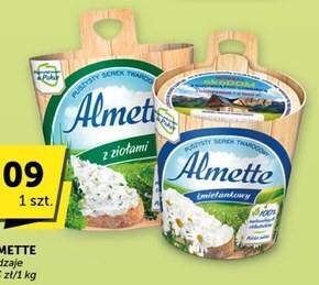 ABC Almette puszysty serek twarogowy śmietankowy 150 g oferta