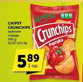 ABC Crunchips chipsy ziemniaczane o smaku papryka 140 g oferta