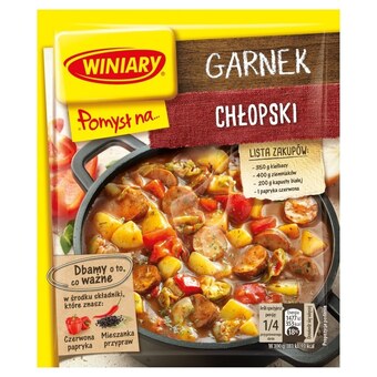 Społem Winiary pomysł na... garnek chłopski 40 g oferta