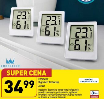 ALDI KRONTALER Higrometr termiczny oferta