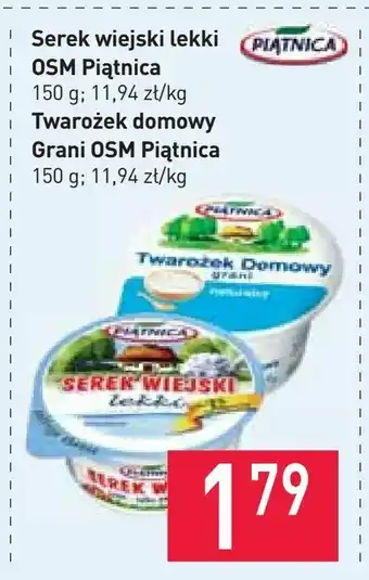 Stokrotka Serek wiejski lekki OSM Piątnica, Twarożek domowy Grani OSM Piątnica oferta