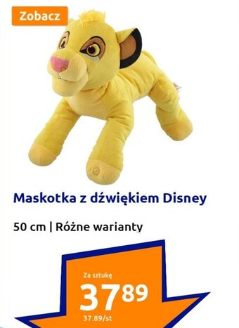 Action Maskotka z dźwiękiem Disney 50cm oferta