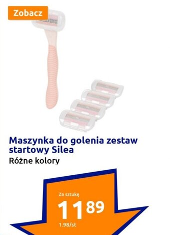 Action Maszynka do golenia zestaw startowy Silea oferta