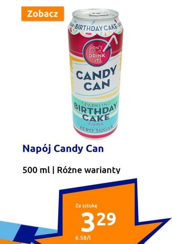 Action Napój Candy Can 500 ml oferta