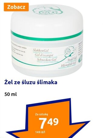 Action Żel ze śluzu ślimaka 50ml oferta