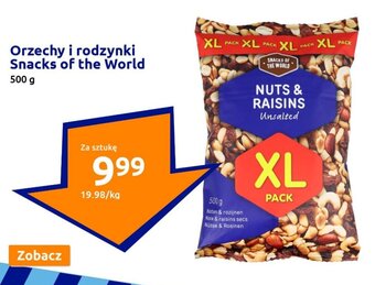 Action Orzechy i rodzynki Snacks of the World 500g oferta