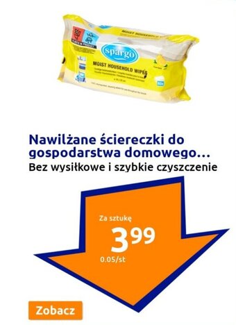 Action Nawilżane ściereczki do gospodarstwa domowego oferta