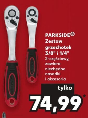 Kaufland PARKSIDE Zestaw grzechotek 3/8" i 1/4" oferta