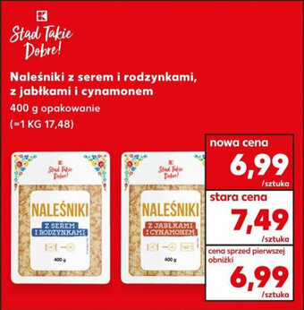 Kaufland Naleśniki z dodatkami 400 g oferta