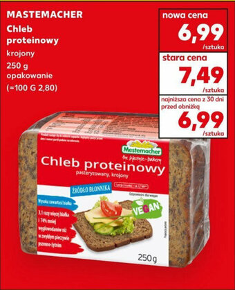 Kaufland MASTEMACHER Chleb proteinowy 250g oferta