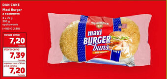 Kaufland DAN CAKE Maxi Burger 4 x 75g oferta