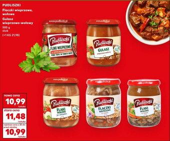 Kaufland PUDLISZKI Flaczki, Gulasz 500g oferta