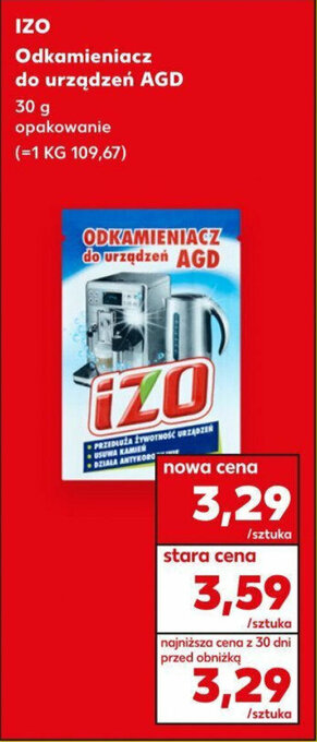 Kaufland Izo Odkamieniacz do urządzeń AGD 30g oferta