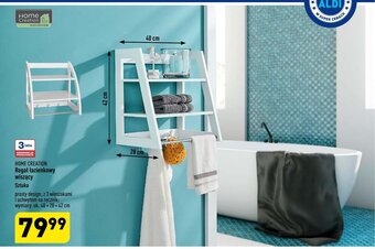 ALDI Regał łazienkowy wiszący Sztuka oferta