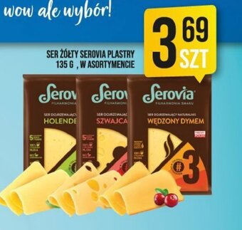 Market Jan SER ŻÓŁTY SEROVIA PLASTRY 135 G, W ASORTYMENCIE oferta