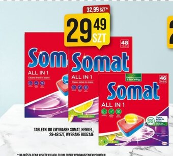 Market Jan TABLETKI DO ZMYWAREK SOMAT, HENKEL, 28-48 SZT oferta