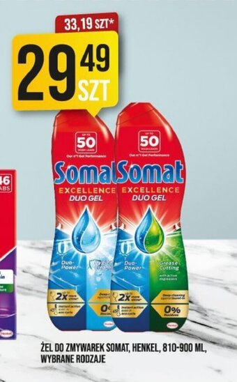 Market Jan ŻEL DO ZMYWAREK SOMAT, HENKEL, 810-900 ML oferta