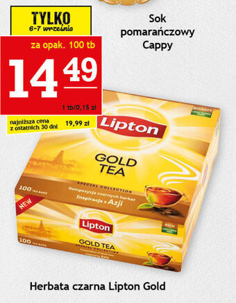 Gram Market Herbata czarna Lipton Gold oferta