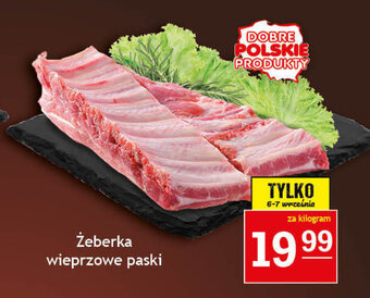 Gram Market Żeberka wieprzowe paski 1 kg oferta
