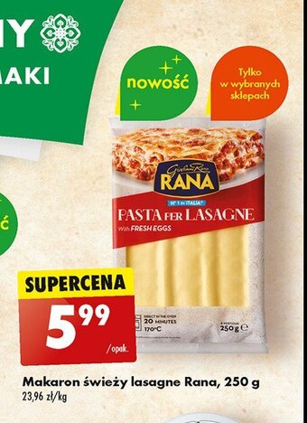 Biedronka Makaron do lasagne oferta
