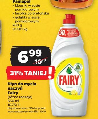 Netto Płyn do mycia naczyń fairy oferta
